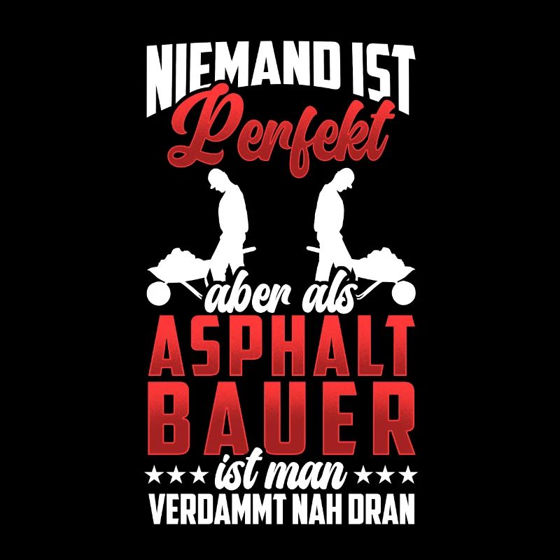 Asphaltbauer sind perfekt Straßenbauer