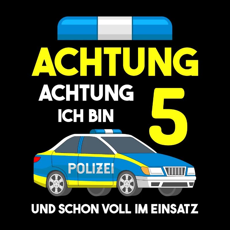 Polizist Einsatzleiter 5. Geburtstag Polizei
