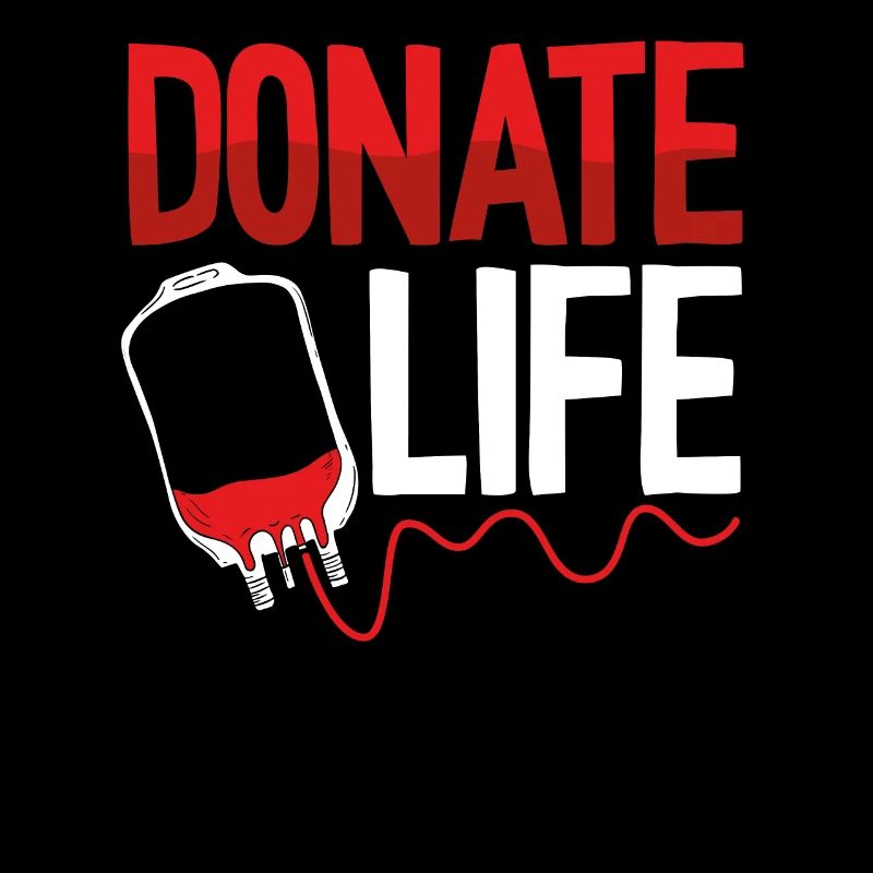 Donate lives with a blood bag