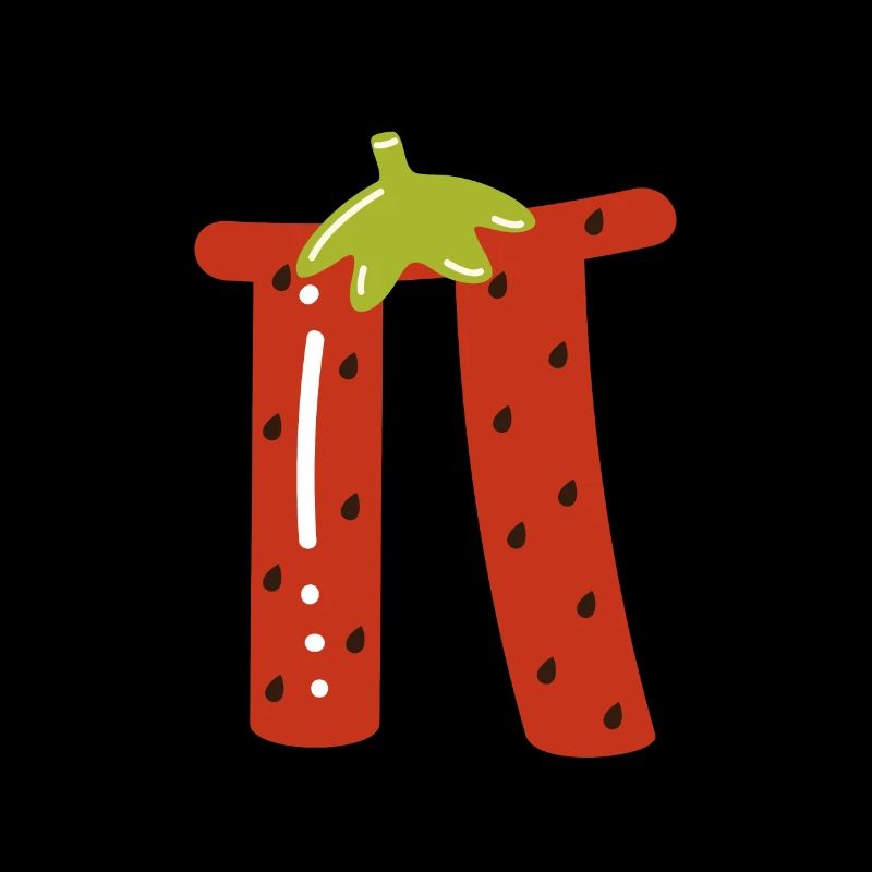 Pi as strawberry
