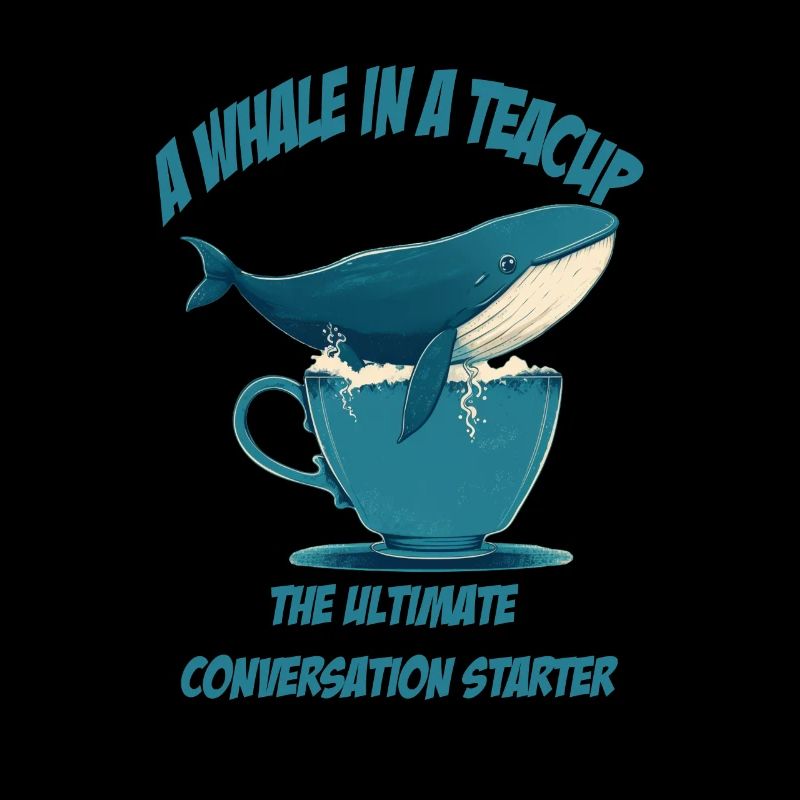 Whale in teacup conversation starter