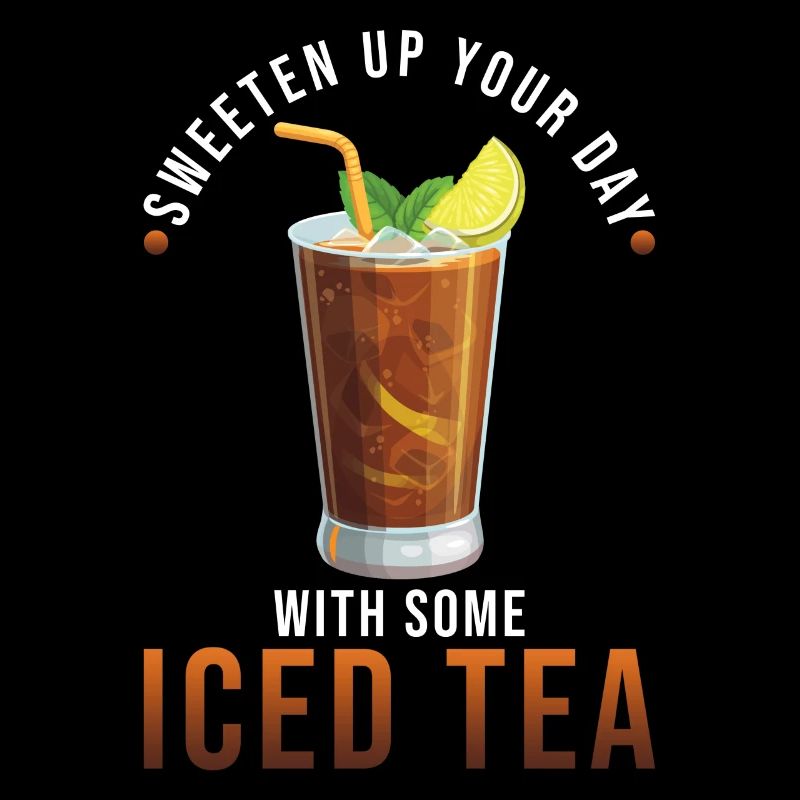 Iced Tea Drink Design Keep Calm and Iced Tea