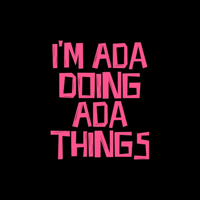 I'm Ada doing Ada things