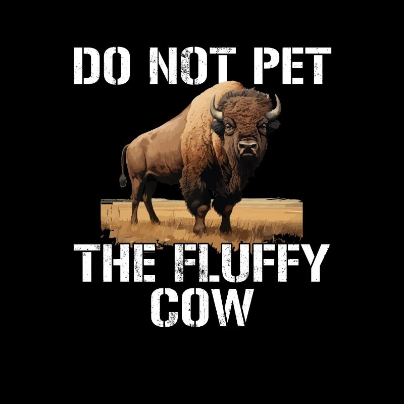 do not pet the fluffy cows