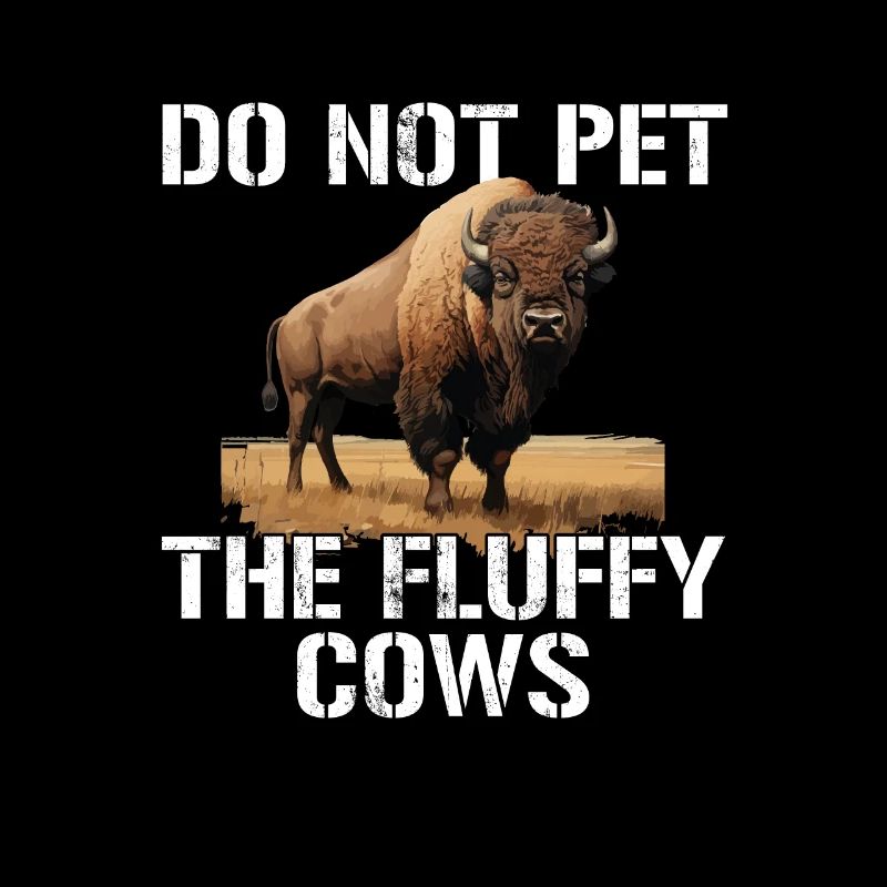 do not pet the fluffy cows