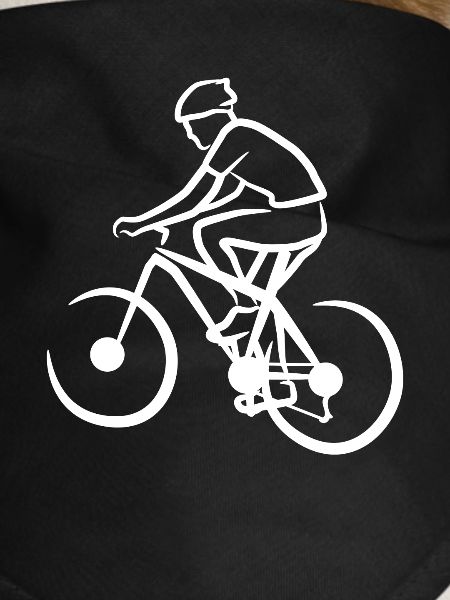 Funny mountain biker