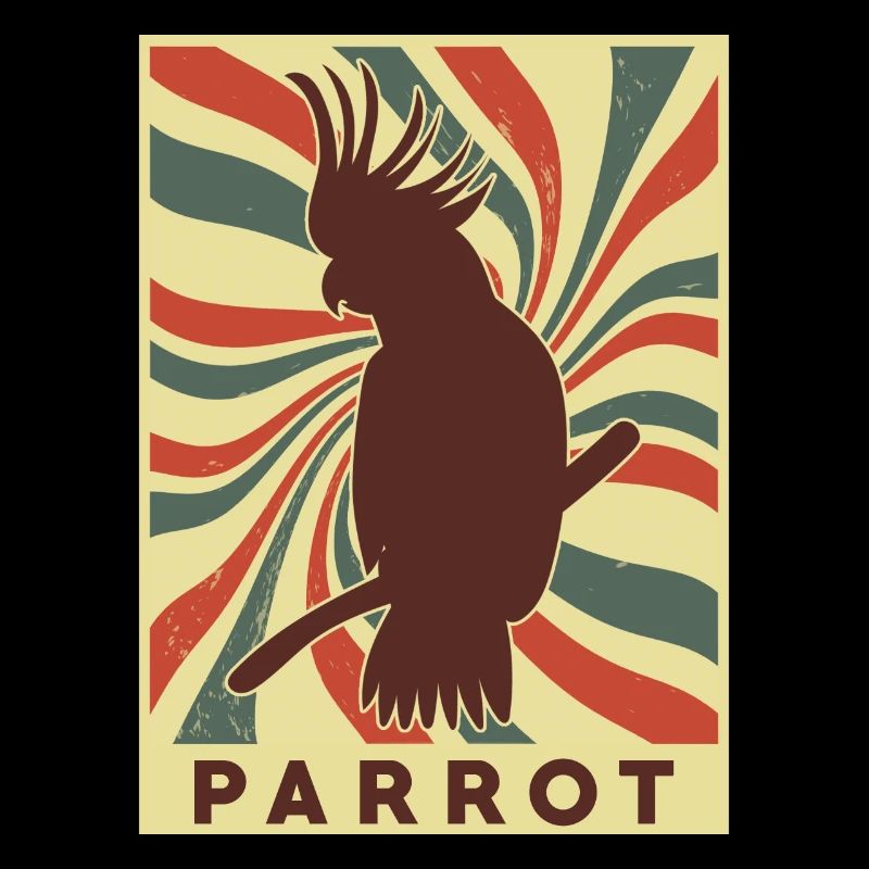 Parrot Retro Vintage