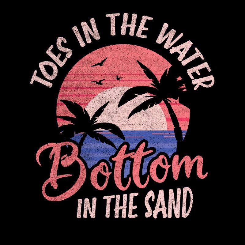 Orteils dans l’eau Fond Dans le sable Vacances à la plage