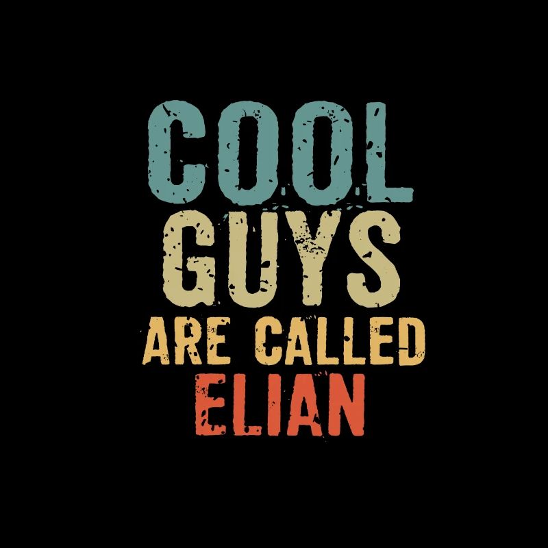 Les mecs cool s’appellent elian