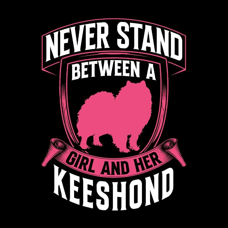 Mädchen und ihr Wolfsspitz Deutscher Spitz