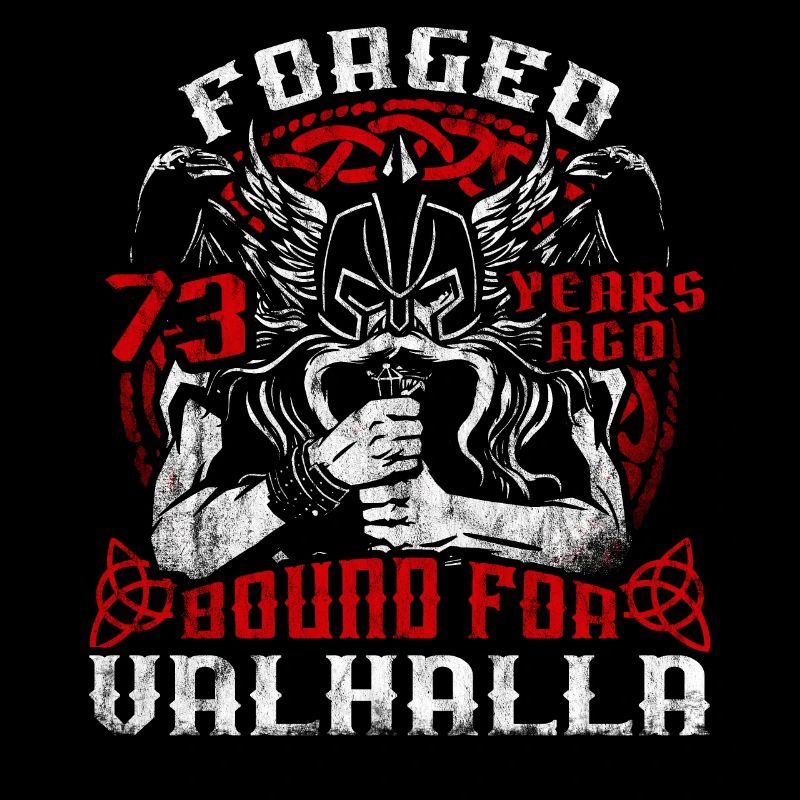 Forged 00 Years Ago For Valhalla 00th Birthday