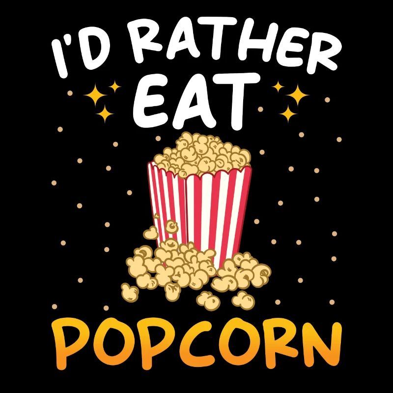 Popcorn Lover Gift Funny Popcorn