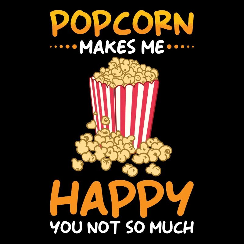 Popcorn Lover Gift Funny Popcorn