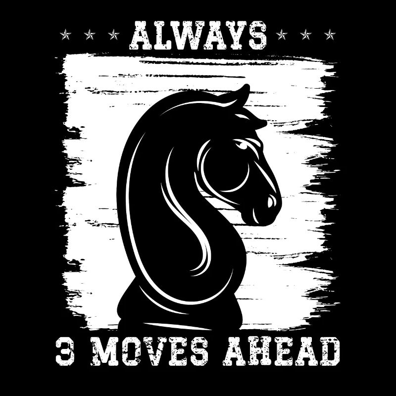 Knight three moves ahead