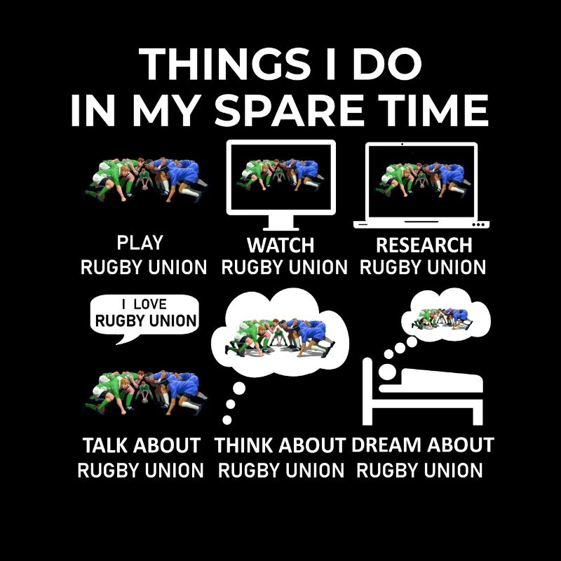 Ce que je fais pendant mon temps libre - Rugby Union