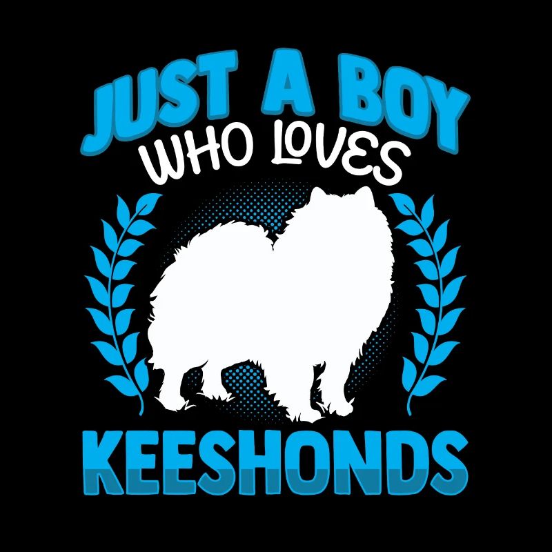 Boy who loves Wolfsspitz German Spitz