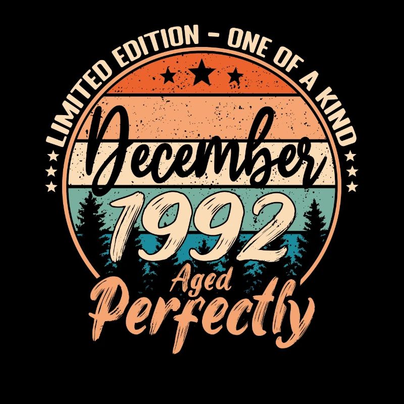 Décembre 1992 anniversaire 1992 légendes Décembre