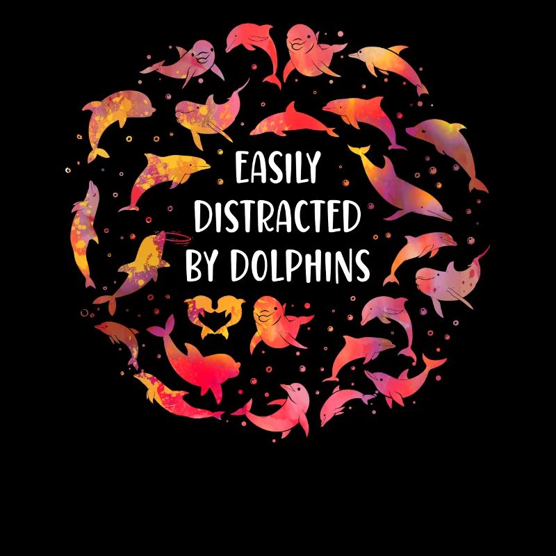 Dolphin Easily Distracted By