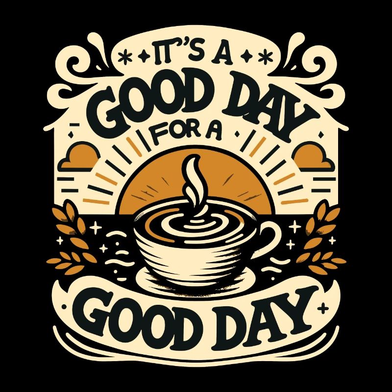 Good Day Coffee Magic Motif