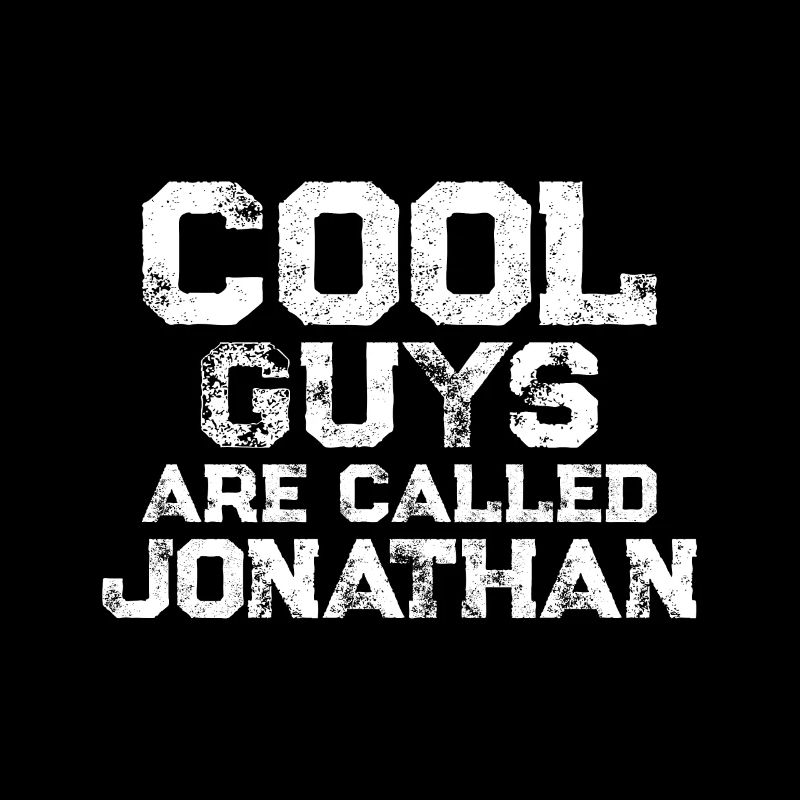 Les mecs cool s’appellent Jonathan