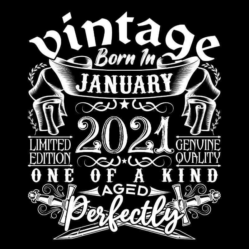 Janvier 2021 anniversaire Janvier 2021 January