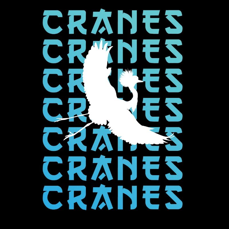 Crane Silhouette Shadow Art