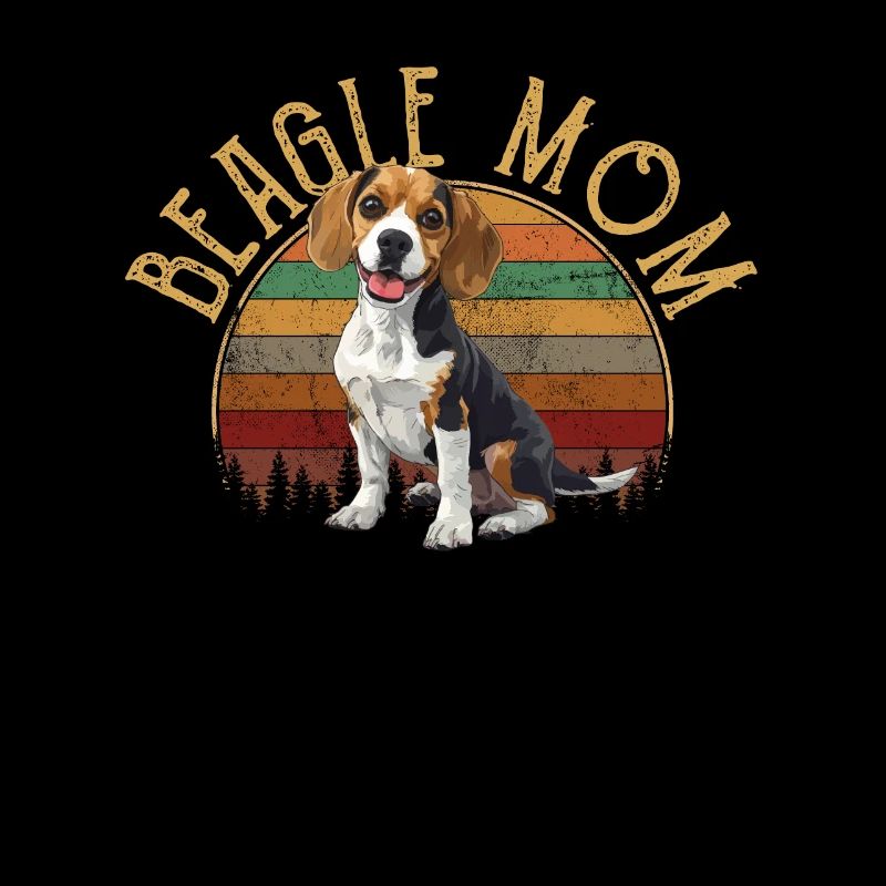 beagle mom beagle