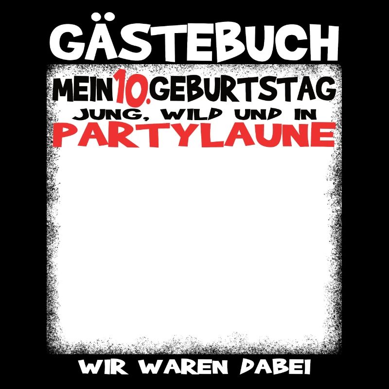 10. Geburtstag Mädchen & Junge Gästebuch