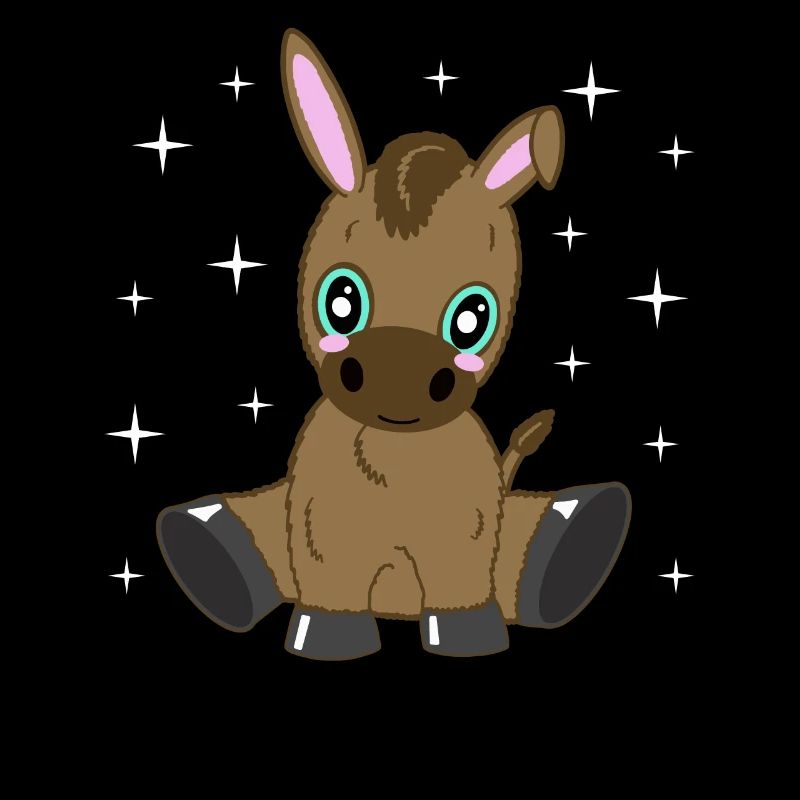 Cute Donkey Star Magic Gift