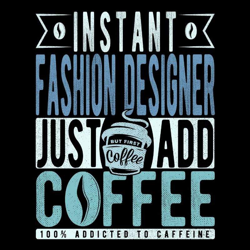 Instant-Modedesigner fügen einfach Kaffee hinzu