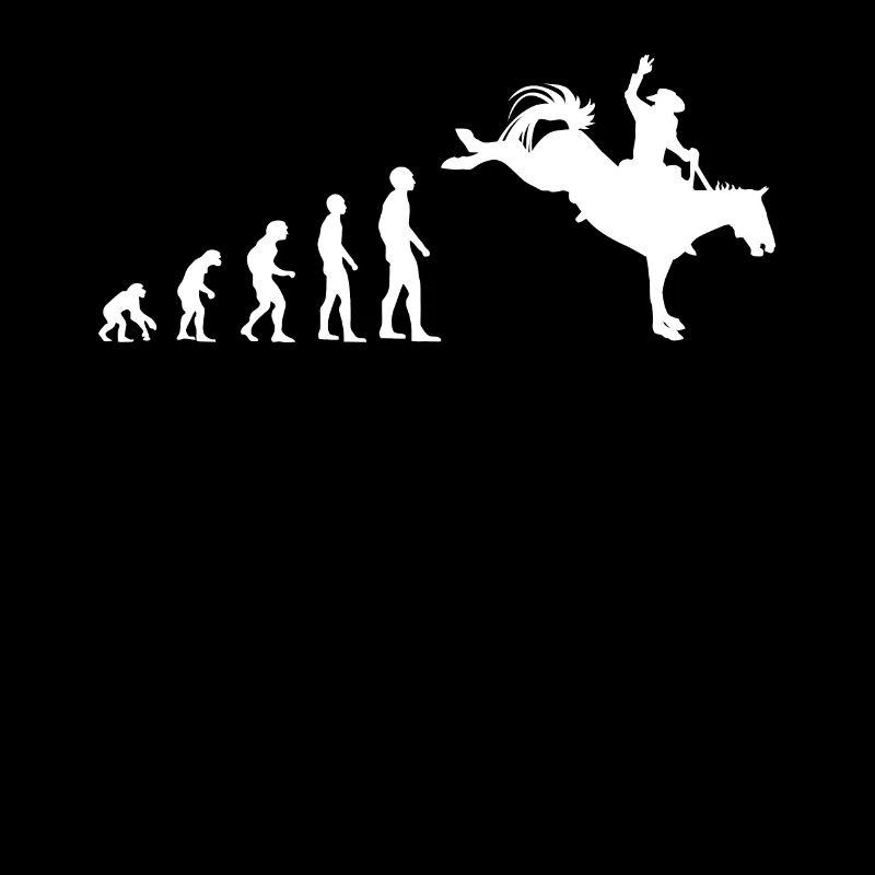 Évolution vers champion de rodéo