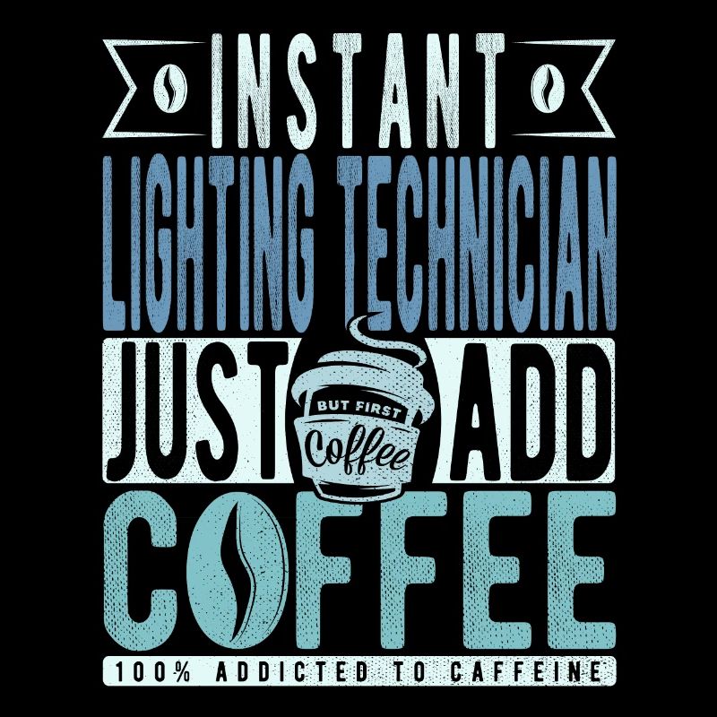 Technicien d’éclairage instantané Il suffit d’ajouter du café