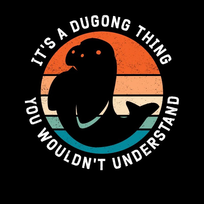 Dugong Forktail Manatee Manatees Gift