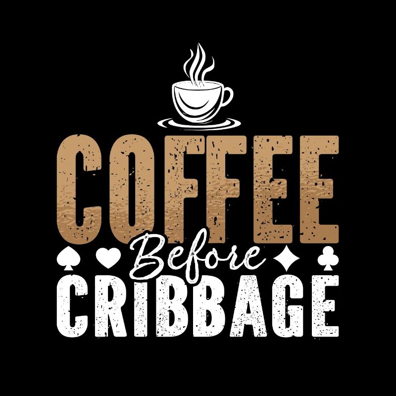 Cribbage Player Coffee Jeu de société Coffee Lover