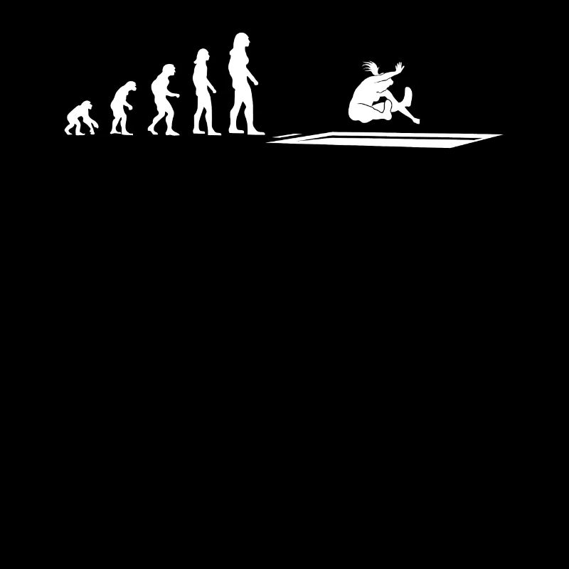 Long Jump Evolution Athlete Gift