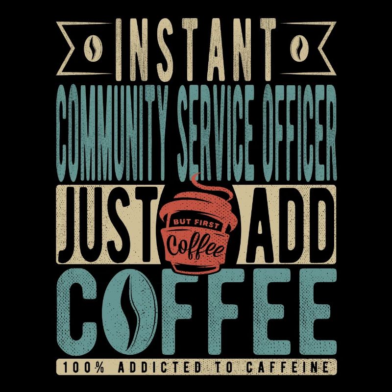Agent de service communautaire instantané Il suffit d’ajouter du café