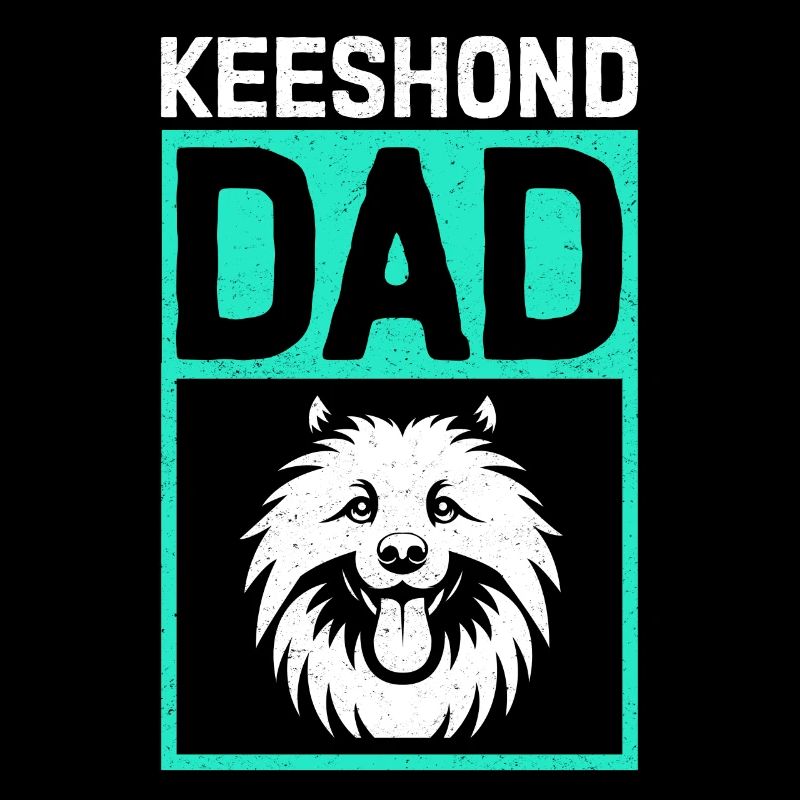 Keeshond Dad Wolfspitz Dog Dad Gift