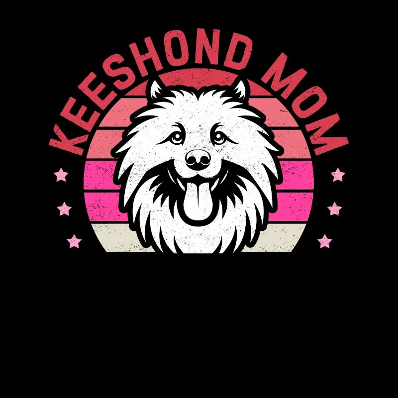 Keeshond Mom Wolfspitz Dog Dad Gift