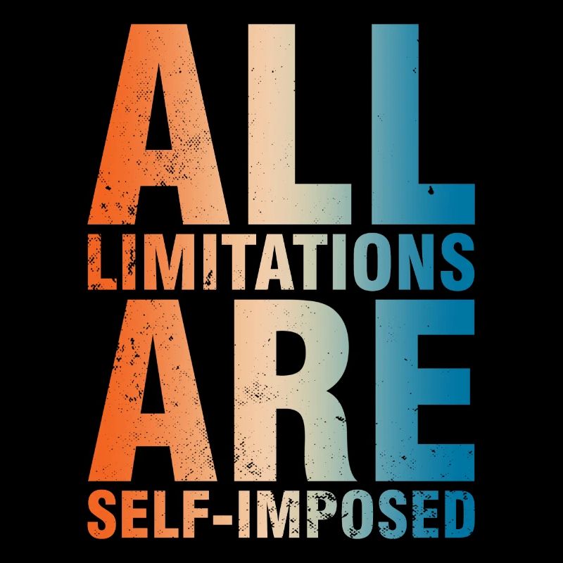 All boundaries are self-imposed