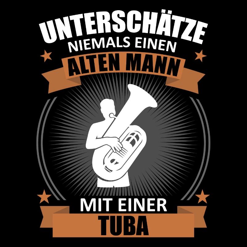 Old Man Master Tuba Honorary Gift