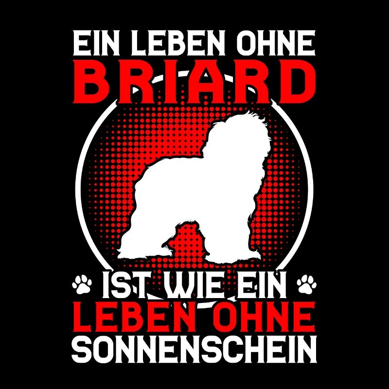 Life without Briard Berger de Brie Briard