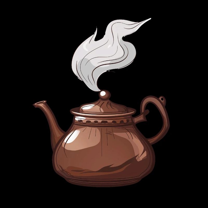 L’heure du thé confortable avec une cafetière élégante
