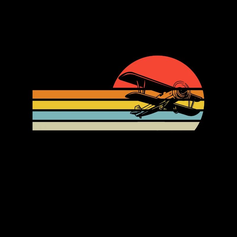 Flugzeug Tshirt Herren Helikopter Pilot Flieger