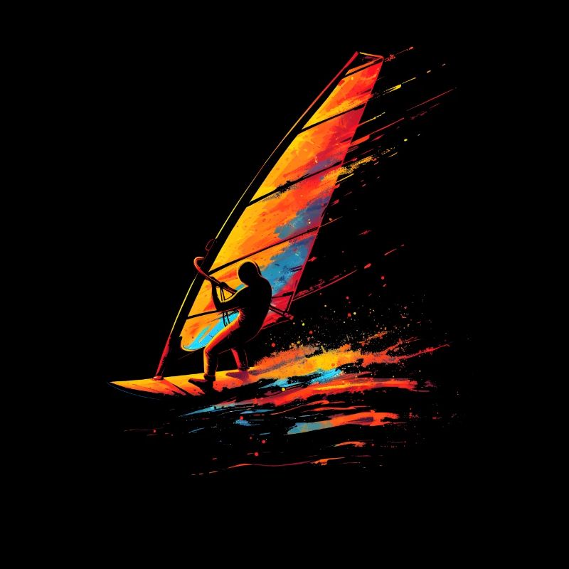 Windsurfen 90er Look