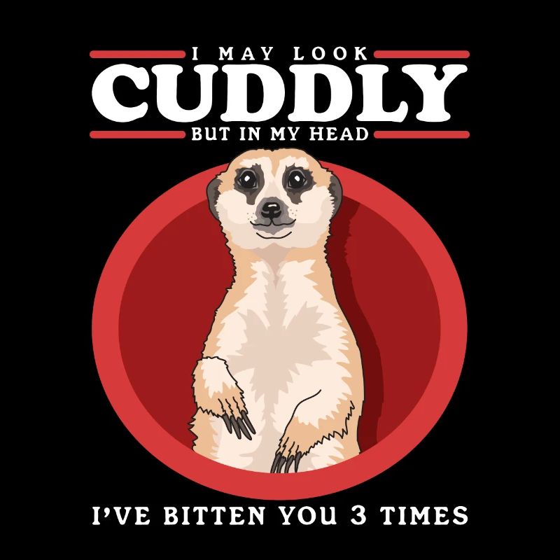 Erdmännchen lustiges Erdmännchen Geschenk