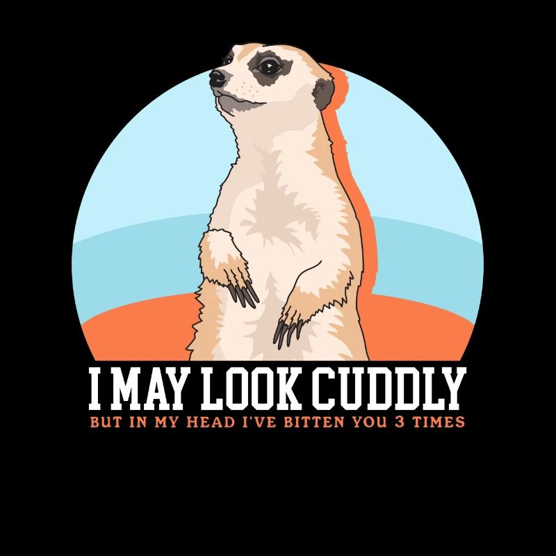 Erdmännchen lustige Erdmännchen Geschenke