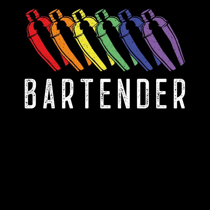 Bartender Mixologist Rainbow