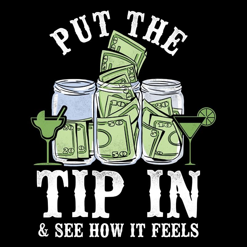 Bartender Mixologist Put The Tip