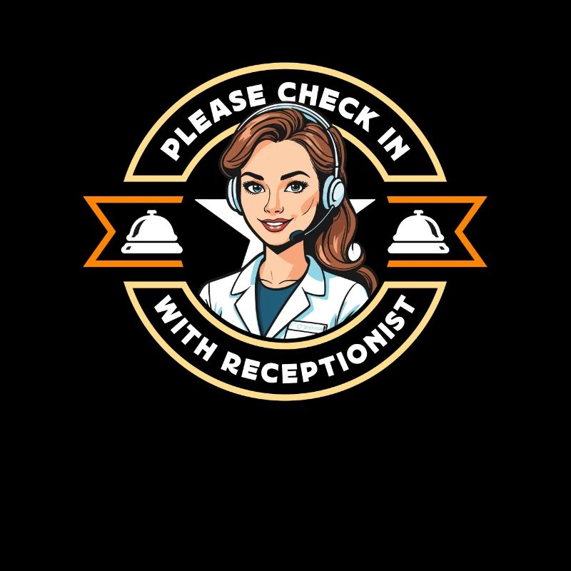 Receptionist Please Check In Hotel Receptionist