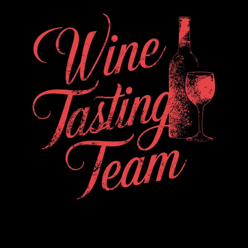 Conception graphique de l’équipe de dégustation de vins